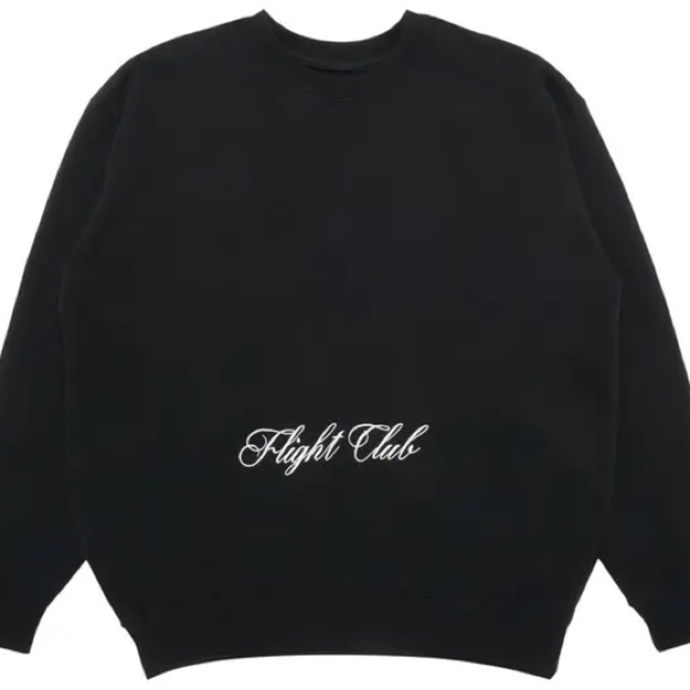 “Flight Club” Black Sweat Suit Lounge Set